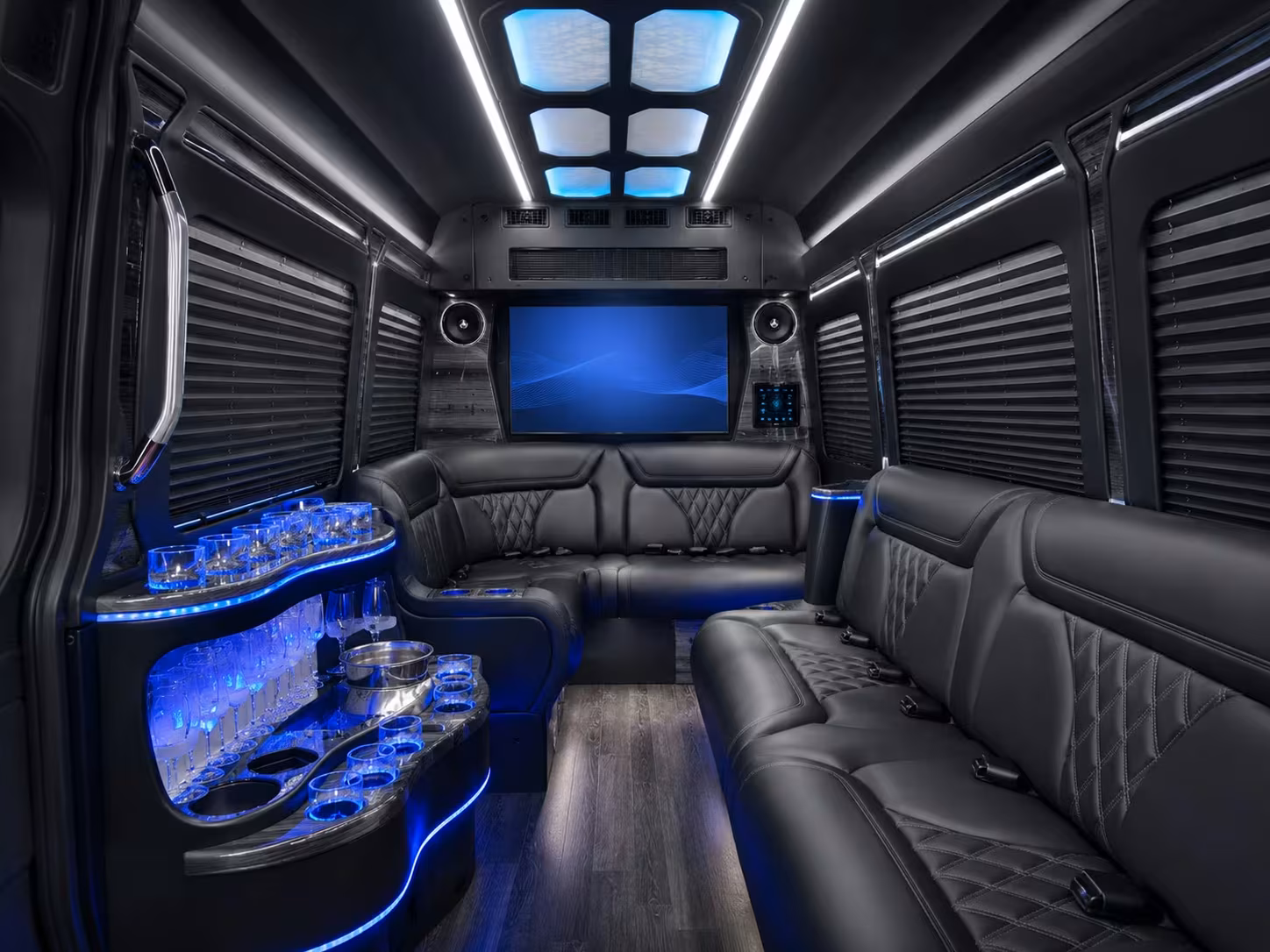 salinas bridal party sprinter vans for getting ready pickups