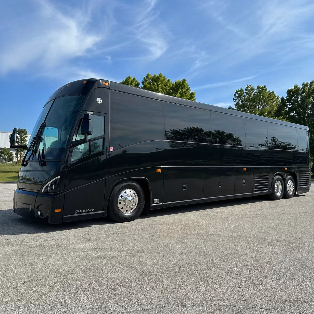 salinas charter bus rental exterior