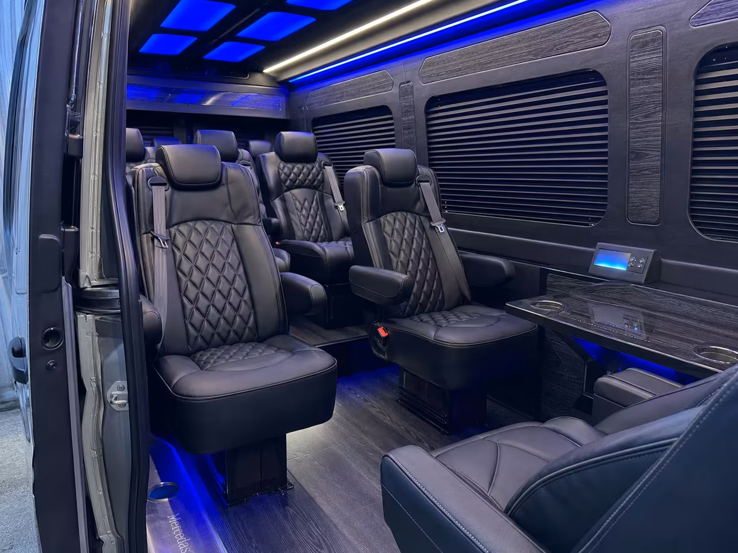 sprinter van transportation for groups and events across salinas